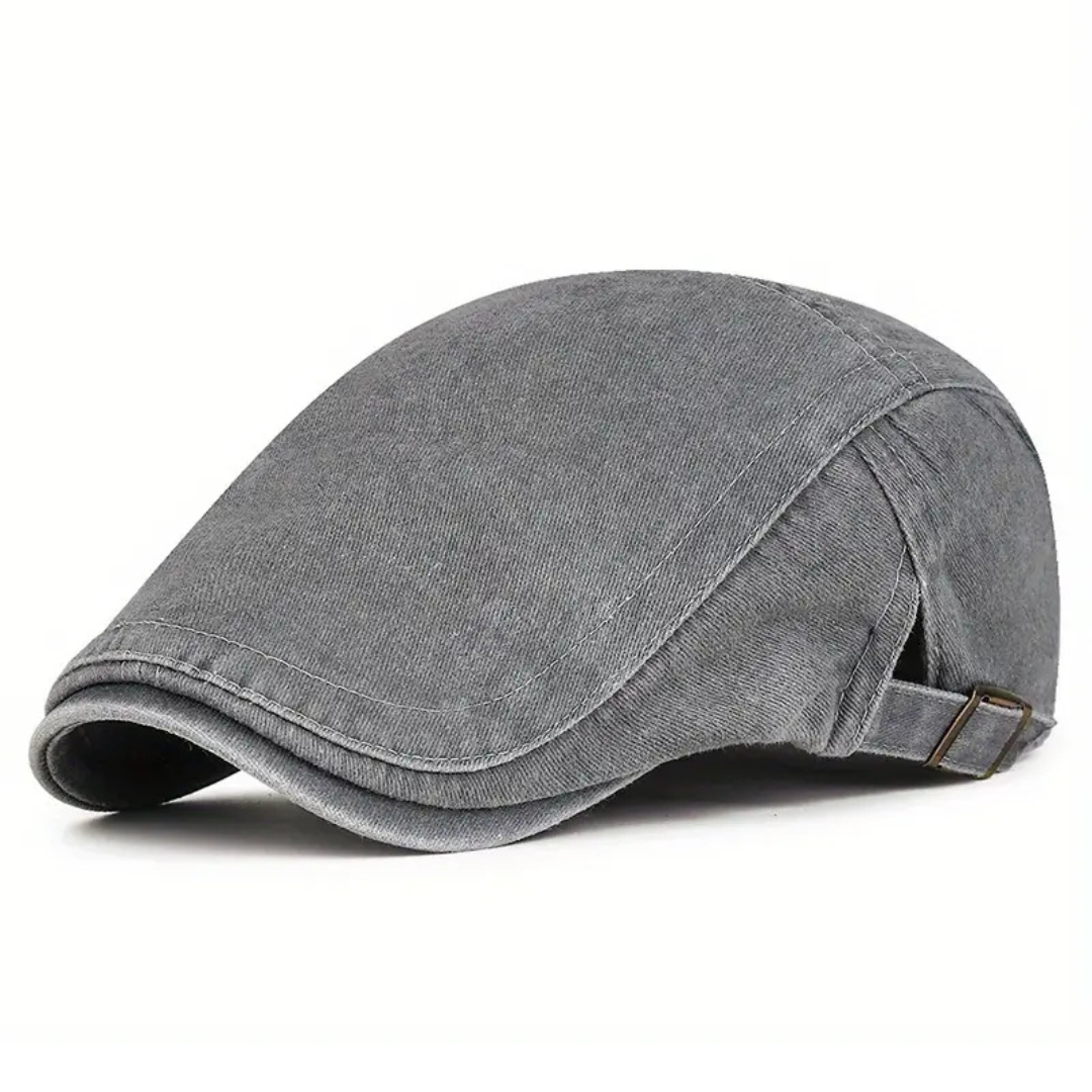 Bedford Washed Flat Cap