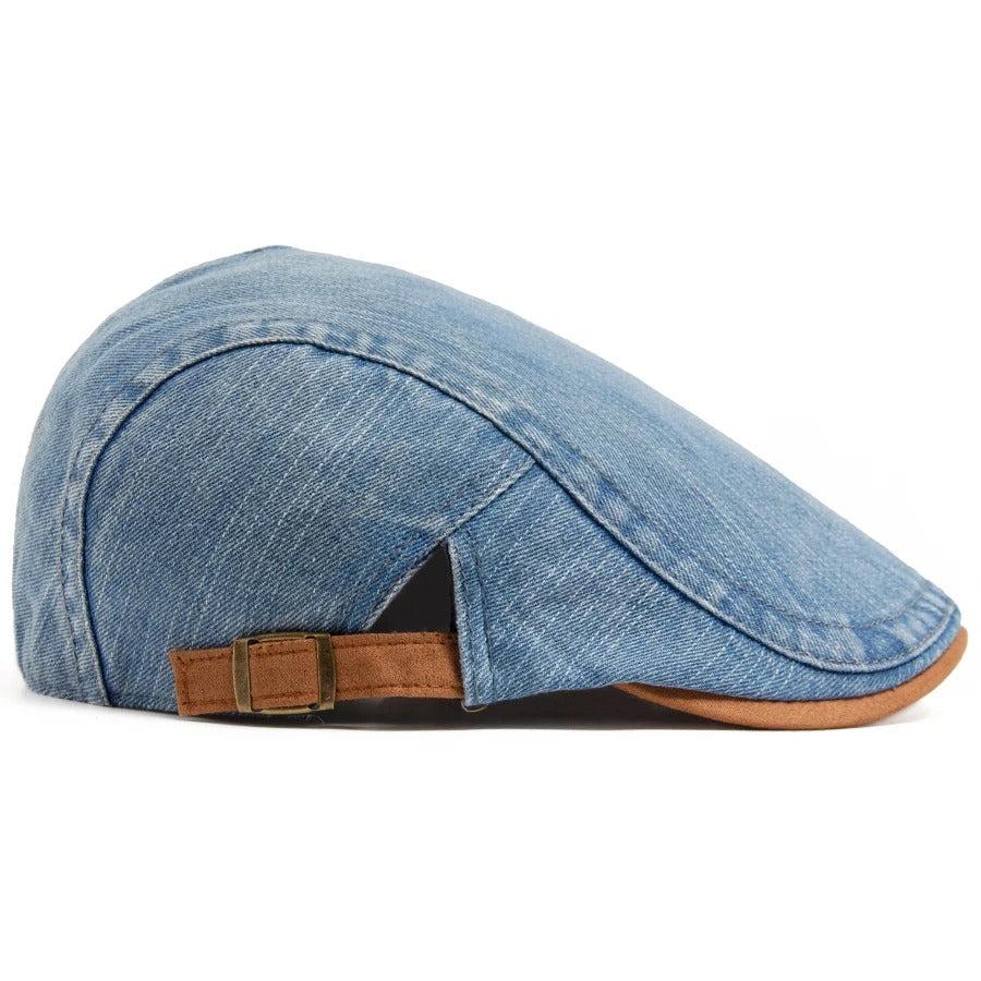 Fordham Denim Flat Cap