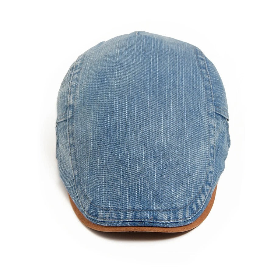 Fordham Denim Flat Cap