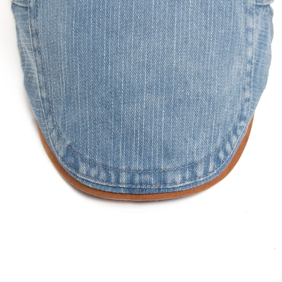 Fordham Denim Flat Cap