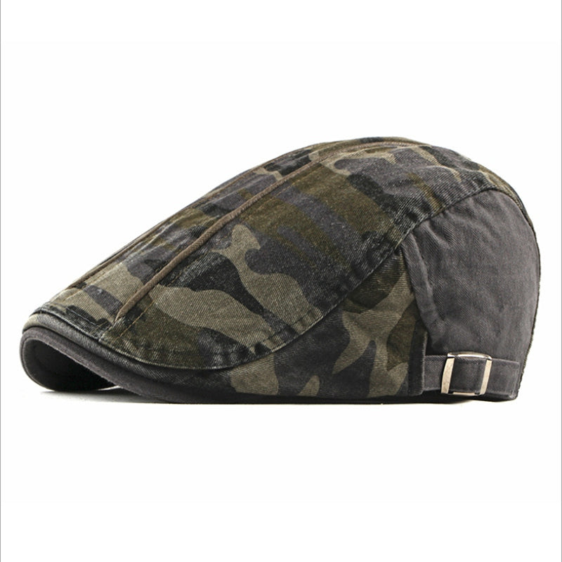 The Archer – Flat Cap (Camo Cotton)