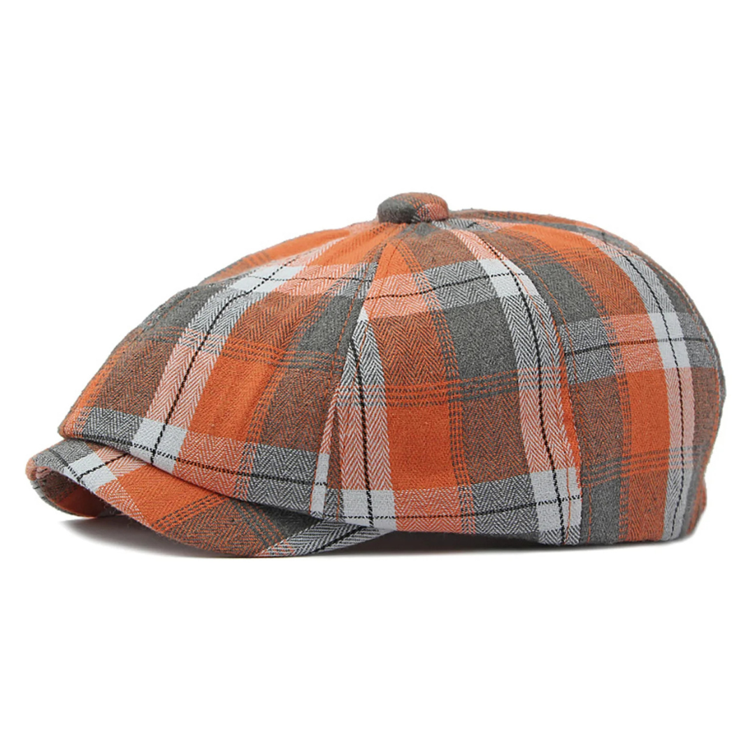 Montford Plaid Newsboy Cap