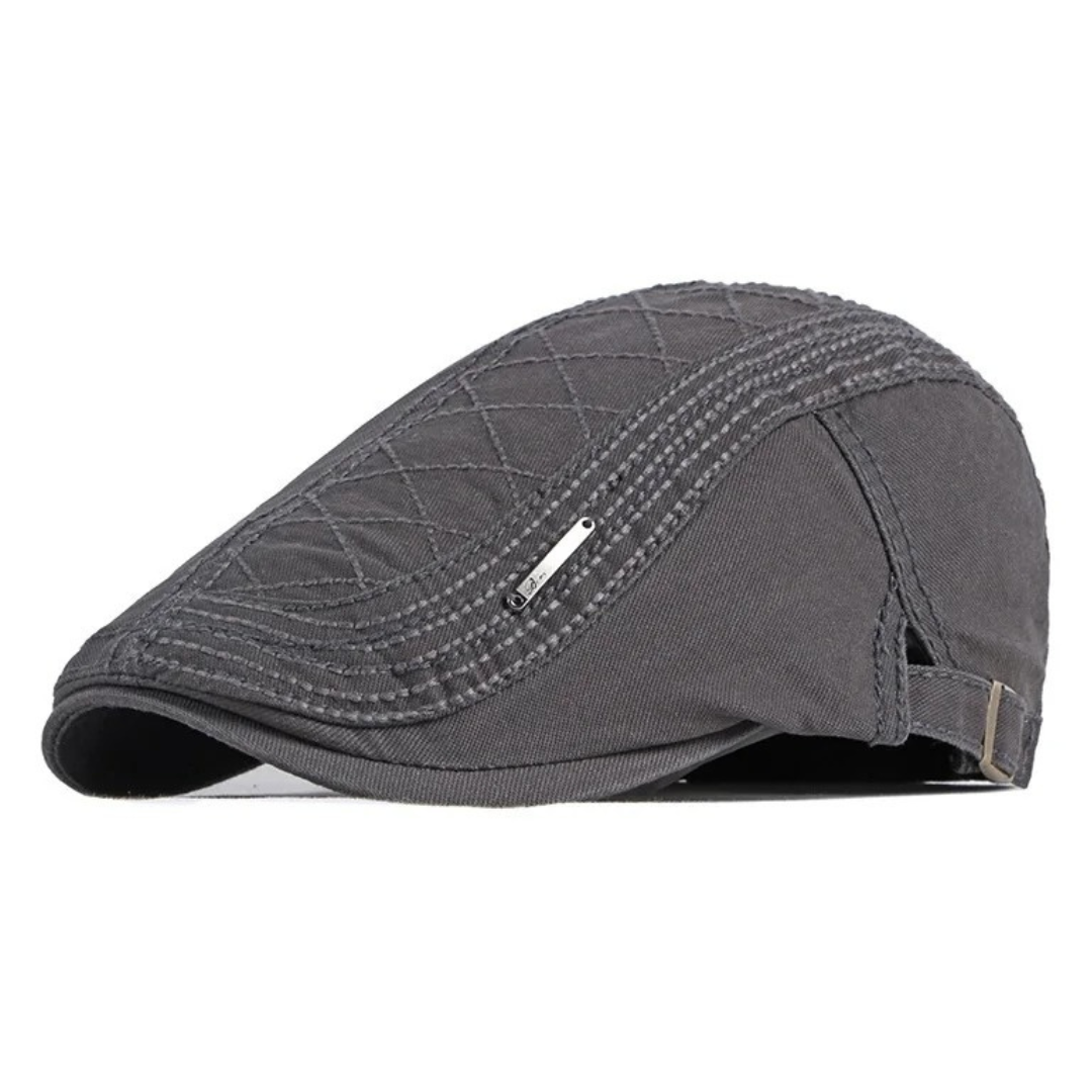 Palmer Quilted Flat Cap