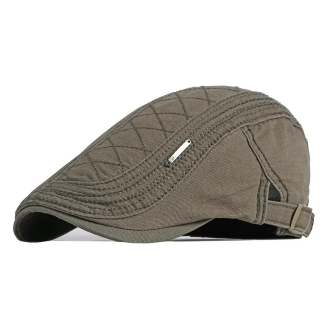 Palmer Quilted Flat Cap