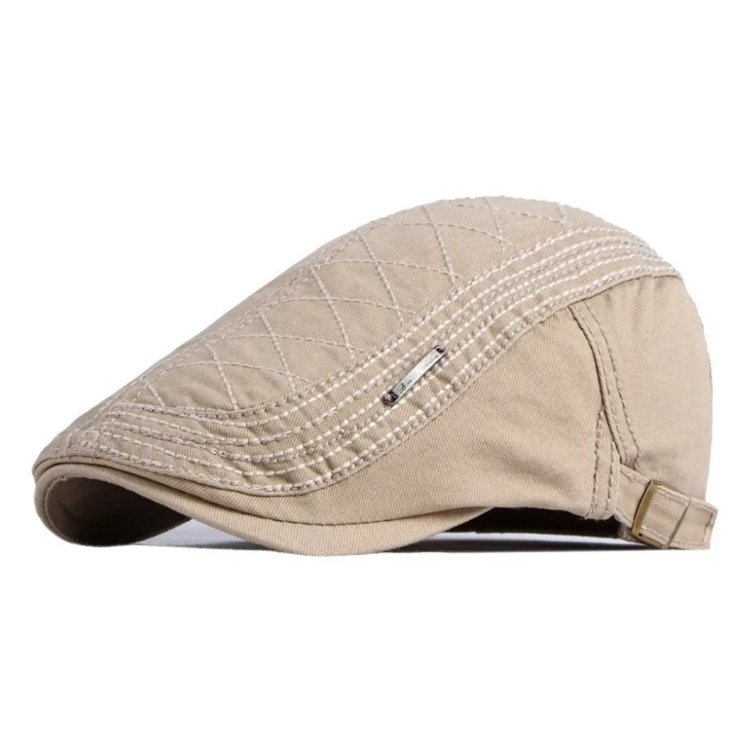 Palmer Quilted Flat Cap