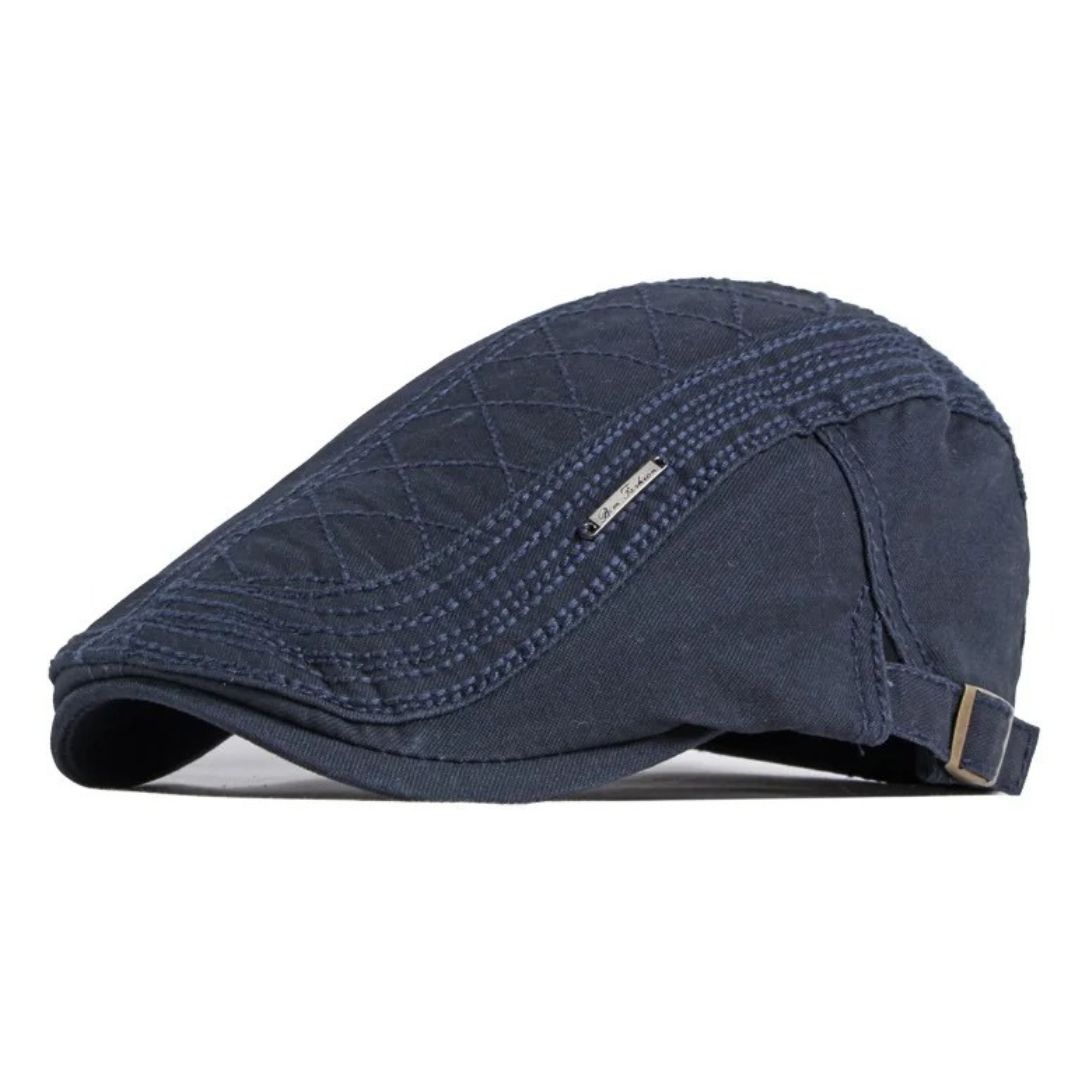 Palmer Quilted Flat Cap
