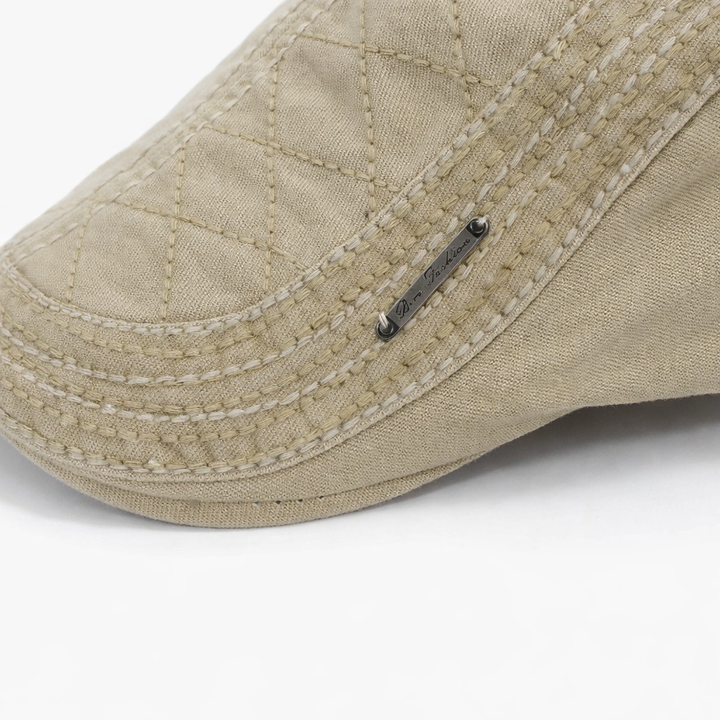 Palmer Quilted Flat Cap