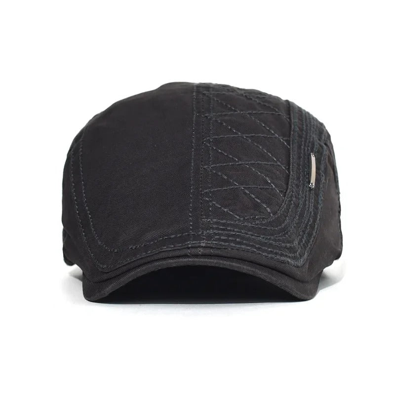 Palmer Quilted Flat Cap
