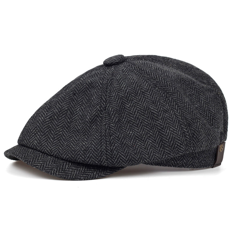 The Hatter – Newsboy Cap (Wool Herringbone)