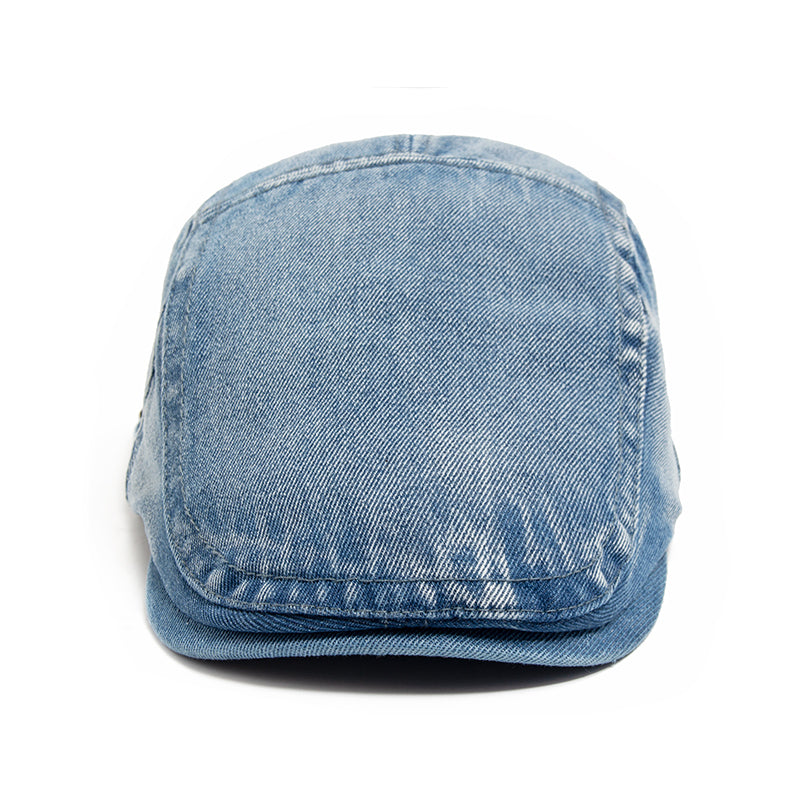 The Wexley – Flat Cap (Stonewash Denim)