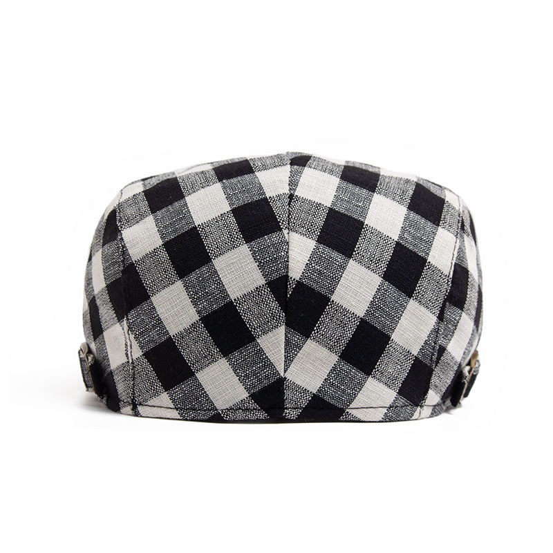 Vichy Check Flat Cap