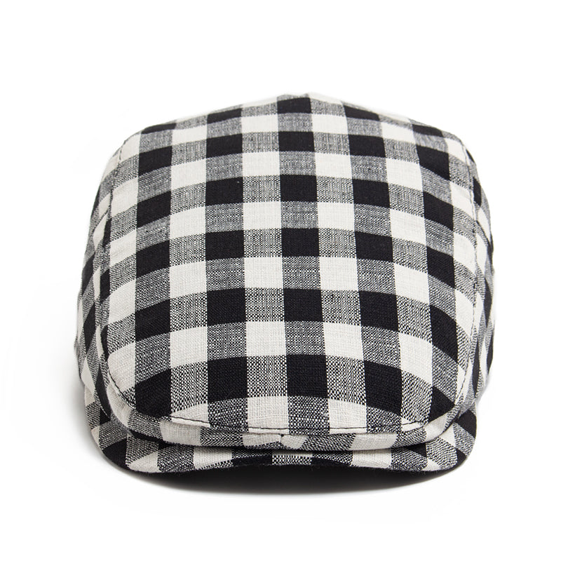 Vichy Check Flat Cap