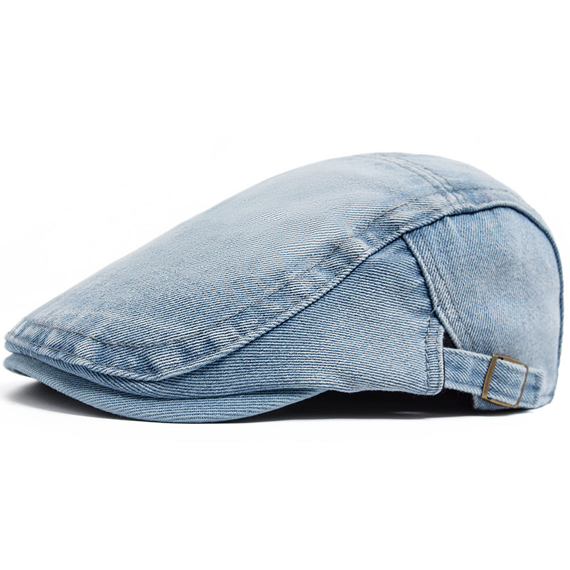 The Wexley – Flat Cap (Stonewash Denim)