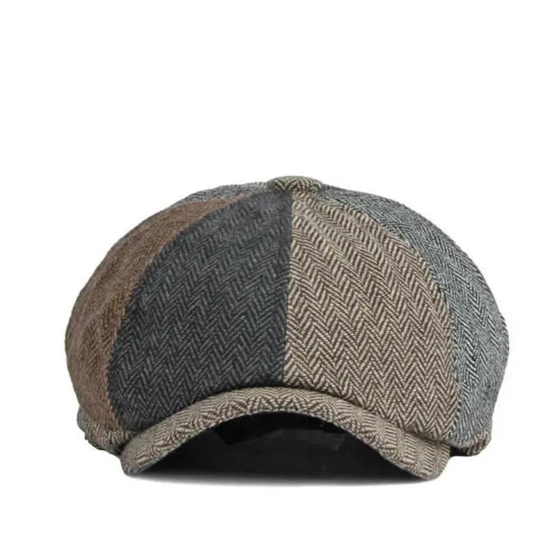 Huxley Patchwork Newsboy Cap
