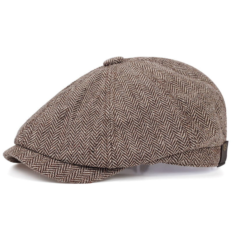 The Hatter – Newsboy Cap (Wool Herringbone)