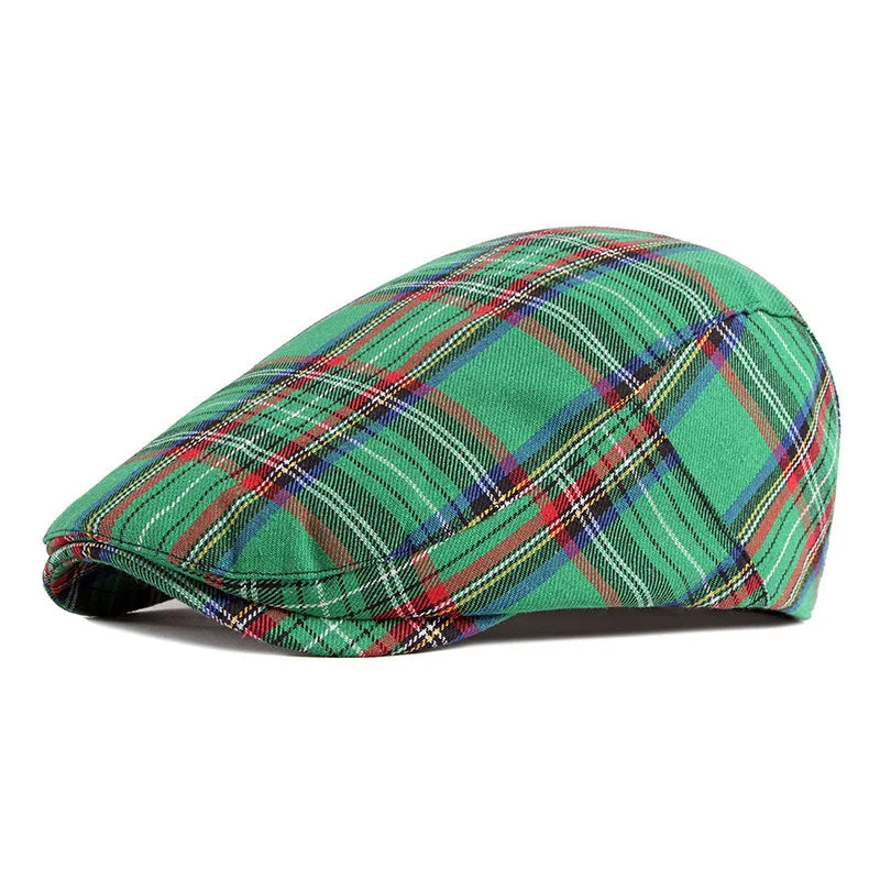 Stratford Tartan Flat Cap