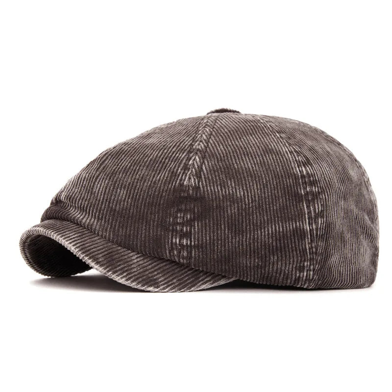 Camden Corduroy Newsboy Cap