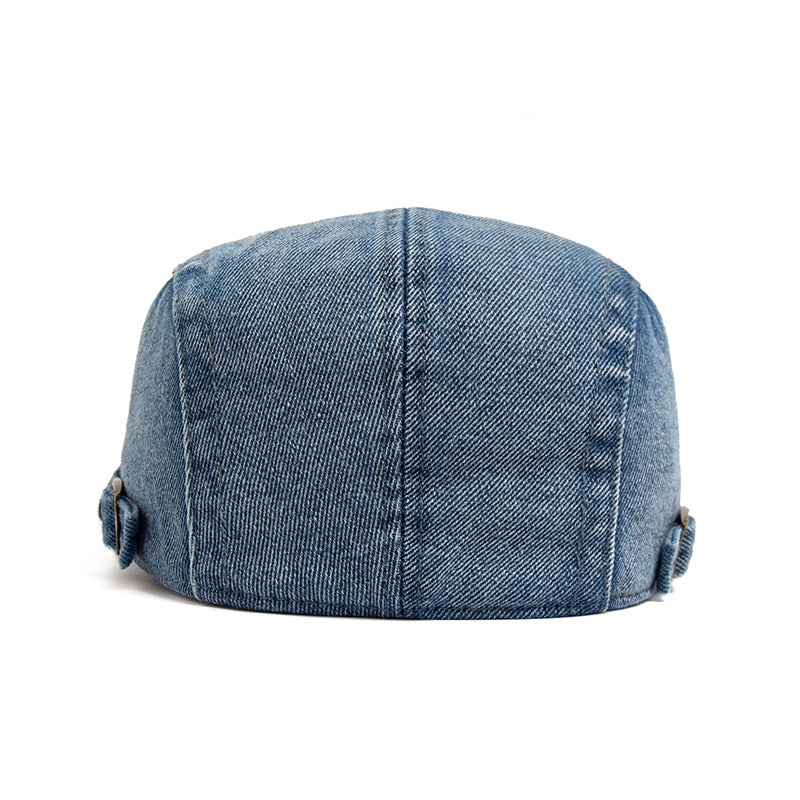 The Wexley – Flat Cap (Stonewash Denim)