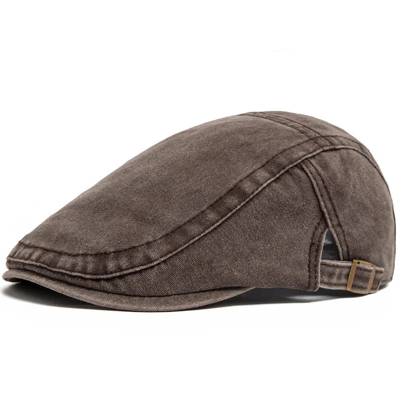 The Prescott – Flat Cap (Denim Vintage)