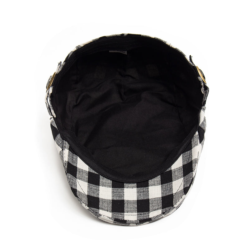 Vichy Check Flat Cap