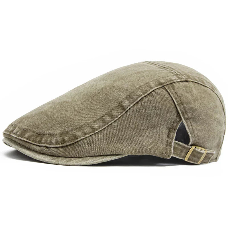 The Prescott – Flat Cap (Denim Vintage)