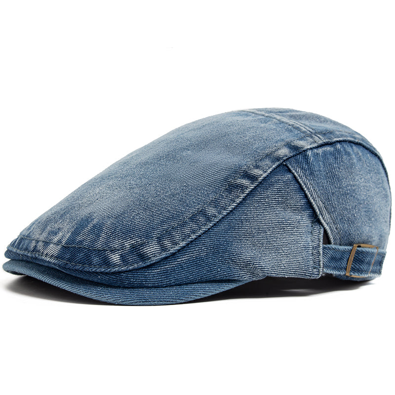 The Wexley – Flat Cap (Stonewash Denim)