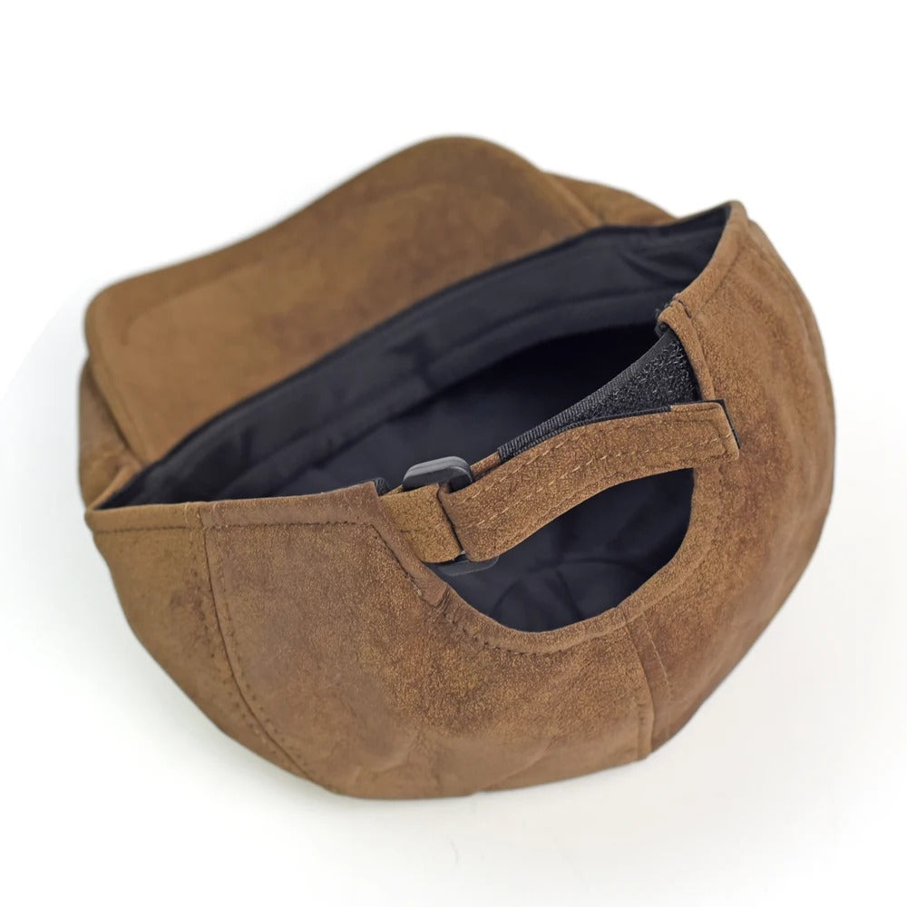 Sorrento Suede Newsboy Cap