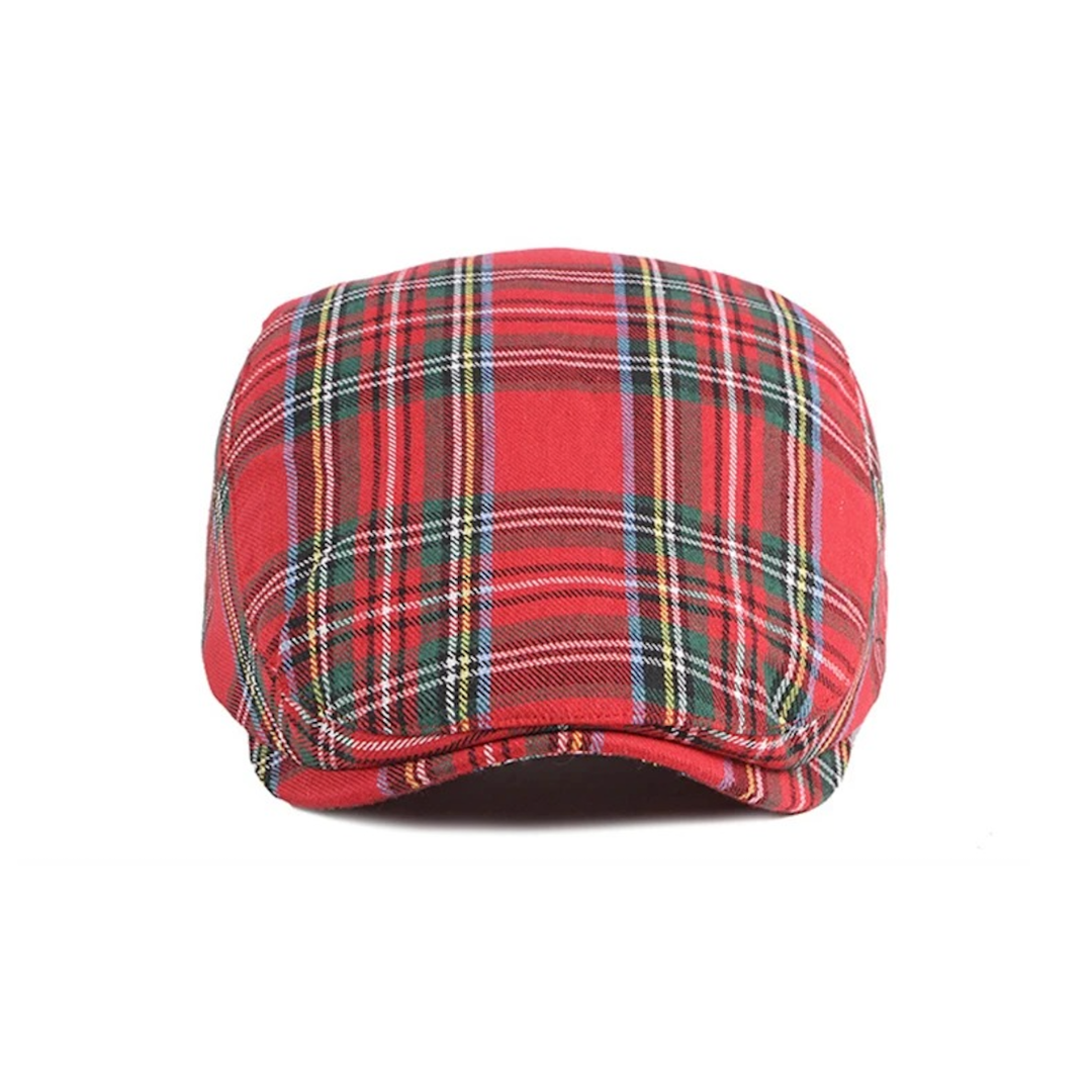 Stratford Tartan Flat Cap