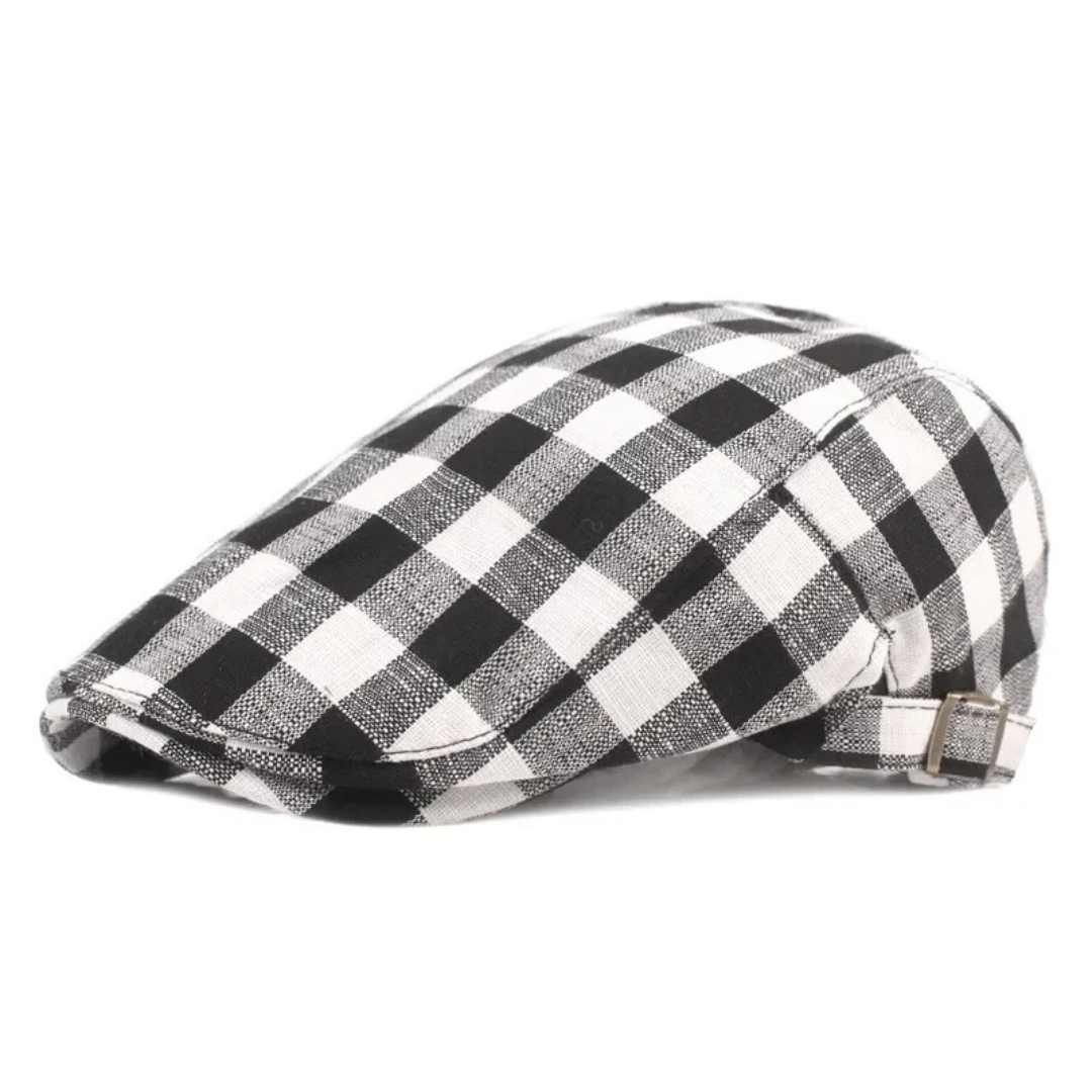 Vichy Check Flat Cap
