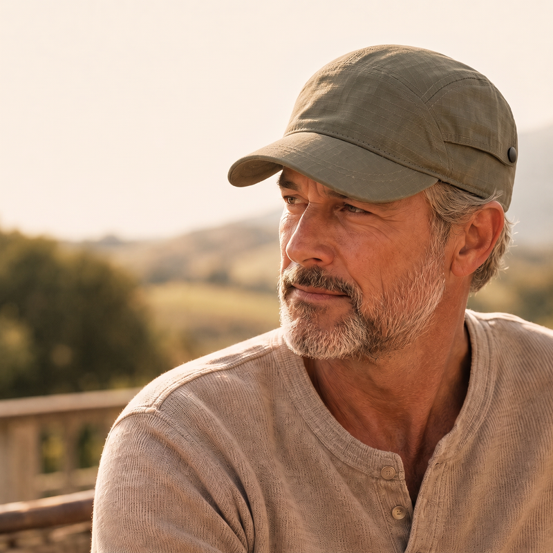 Adventure Outdoor Cap on model
