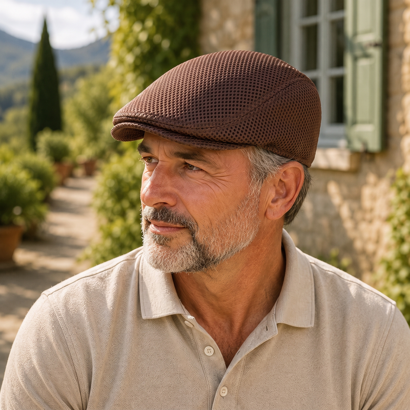 Weston Mesh Cap on model