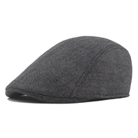 Ashbourne Herringbone Flat Cap