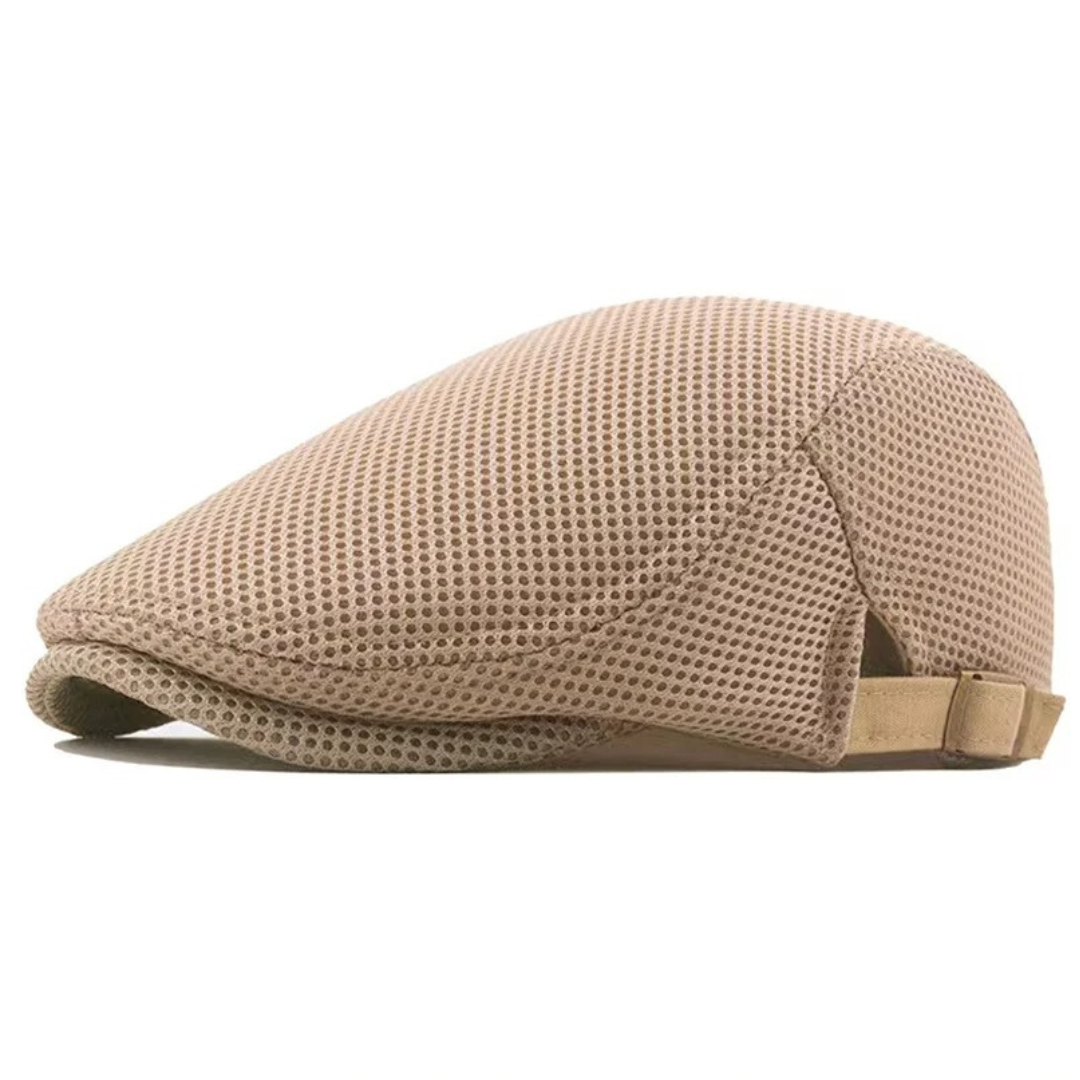 Beaumont Mesh Flat Cap