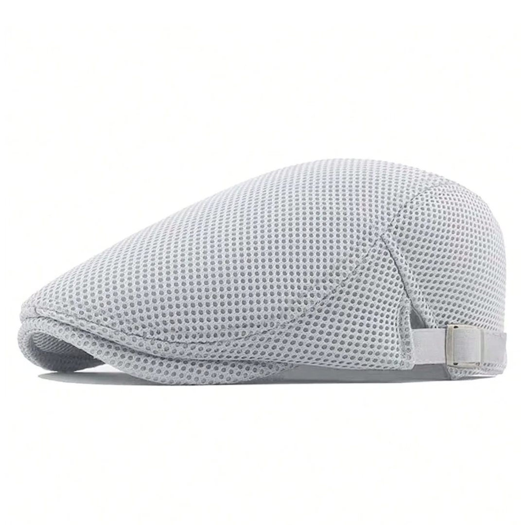 Beaumont Mesh Flat Cap