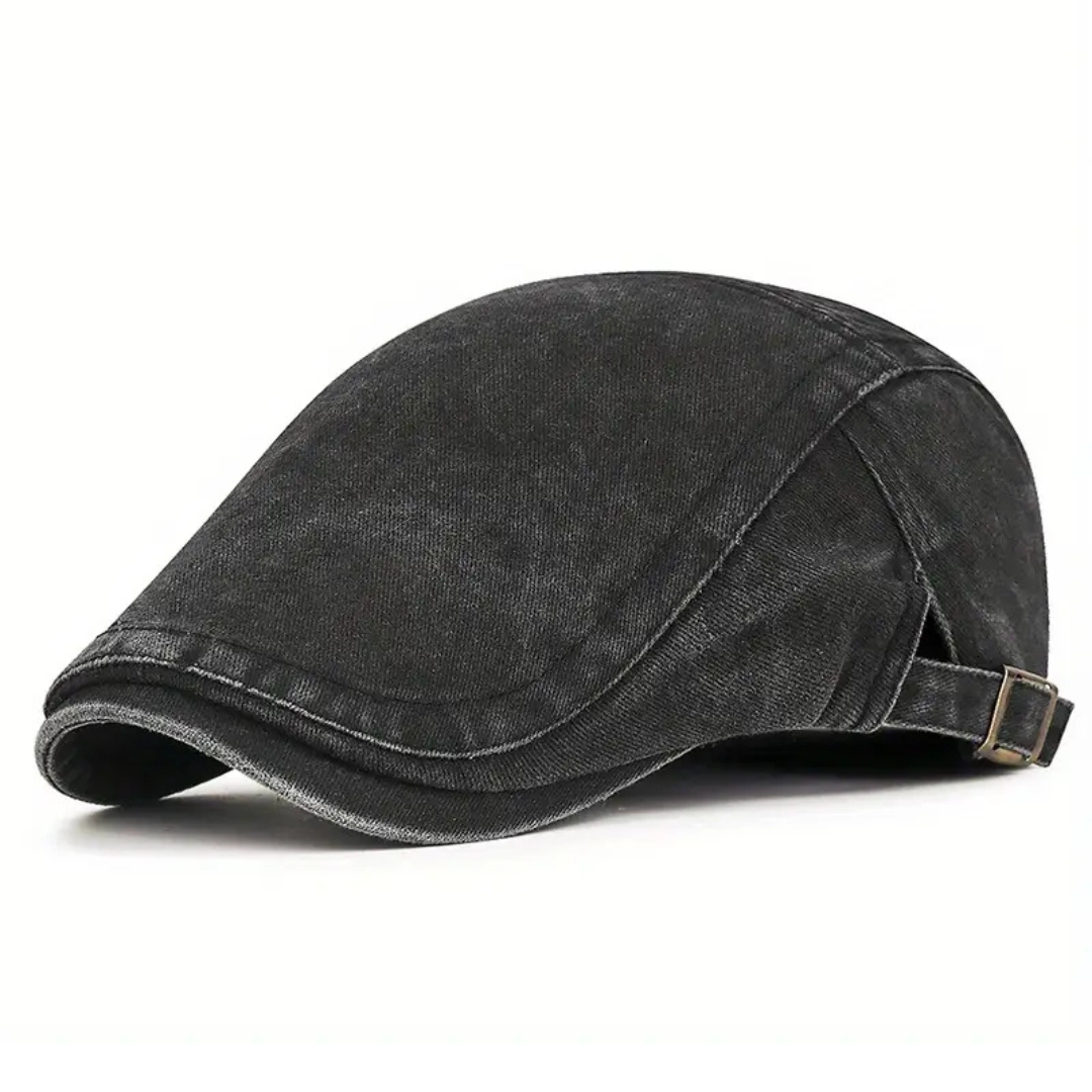 Bedford Washed Flat Cap