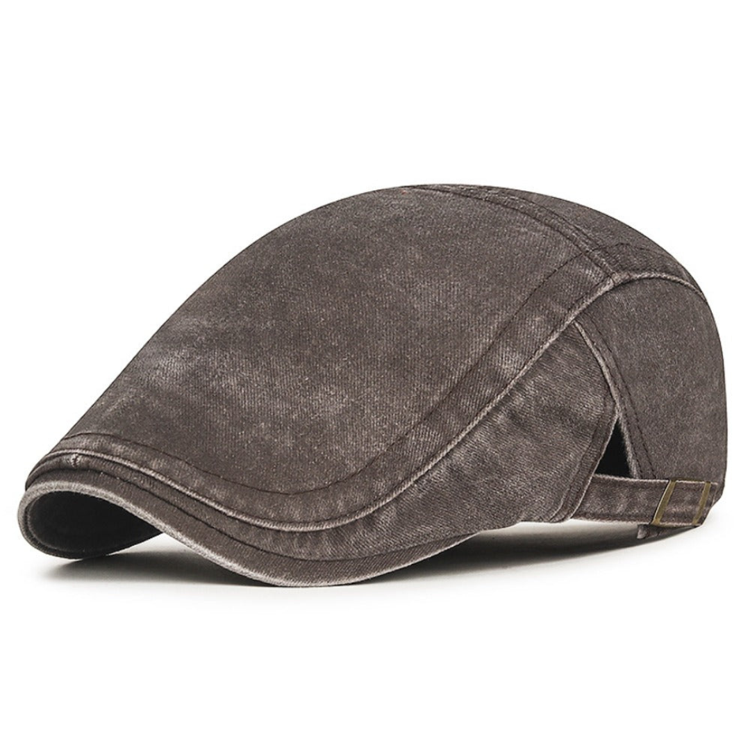 Bedford Washed Flat Cap