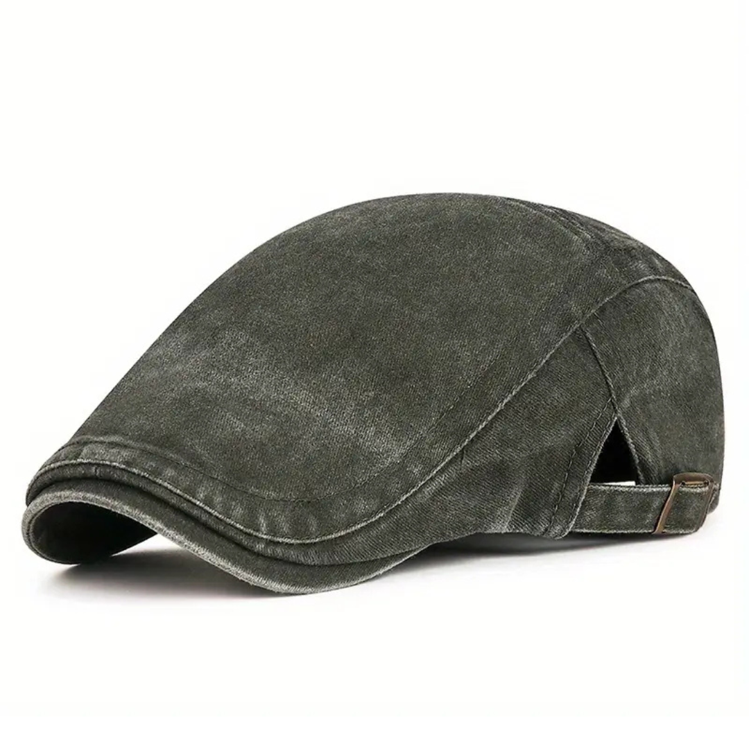 Bedford Washed Flat Cap