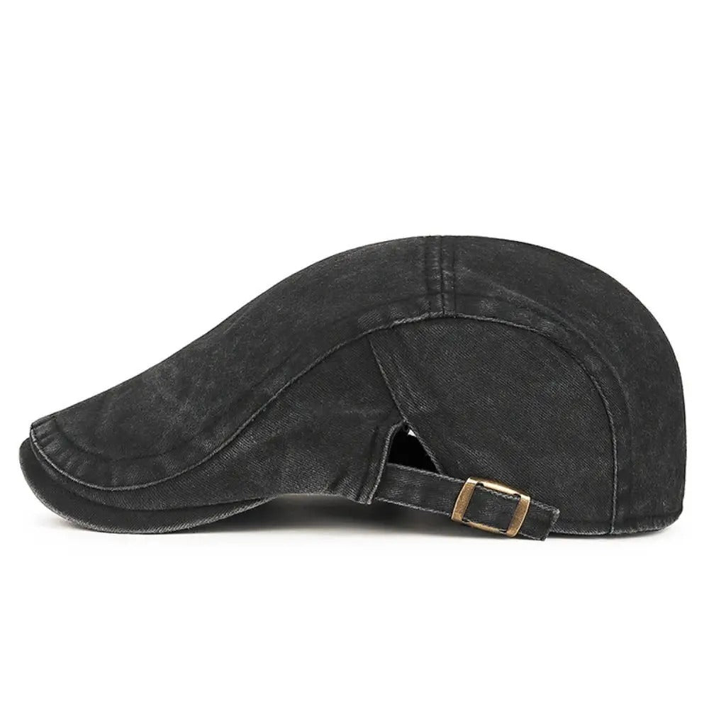 Bedford Washed Flat Cap