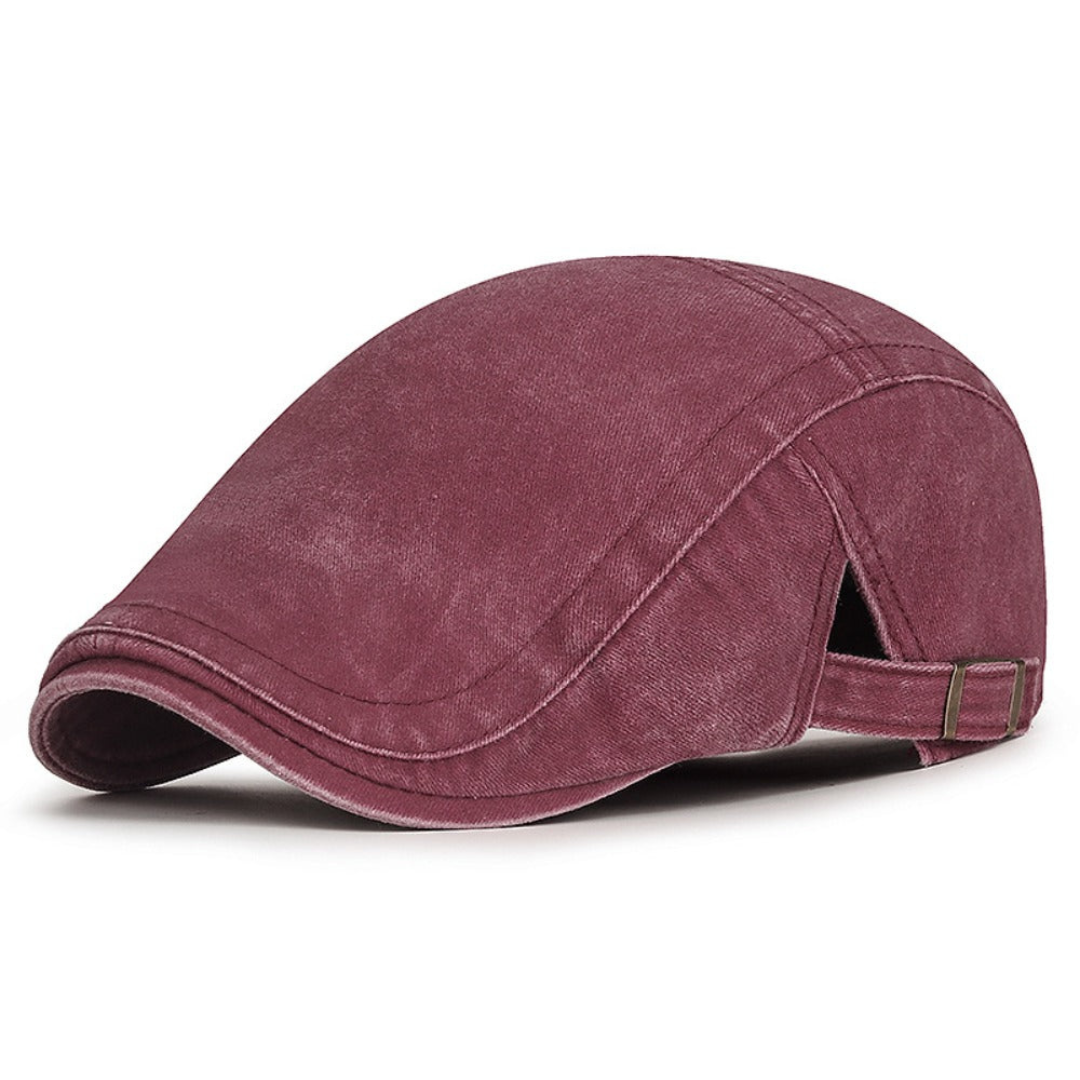 Bedford Washed Flat Cap