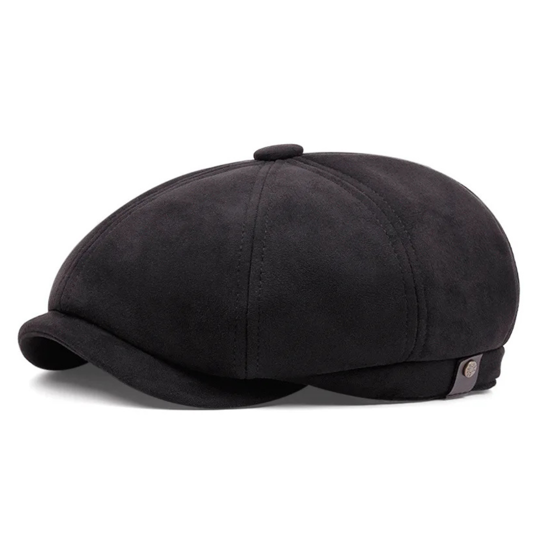 Belmont Suede Newsboy Cap