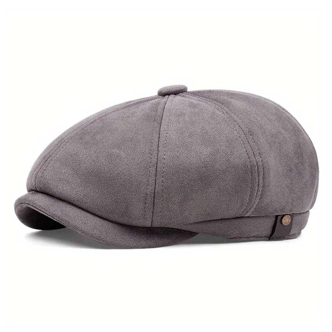Belmont Suede Newsboy Cap