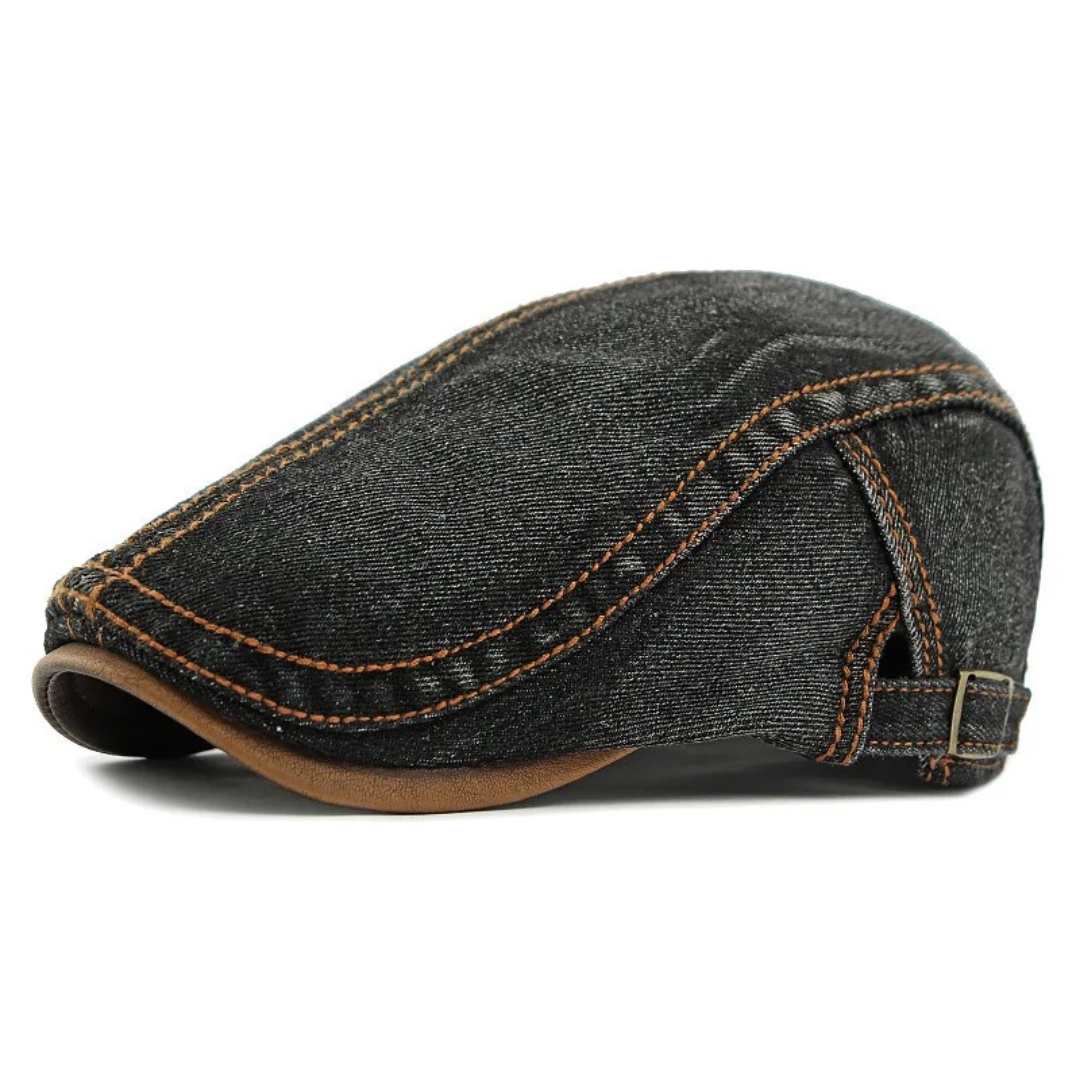 Camden Denim Flat Cap