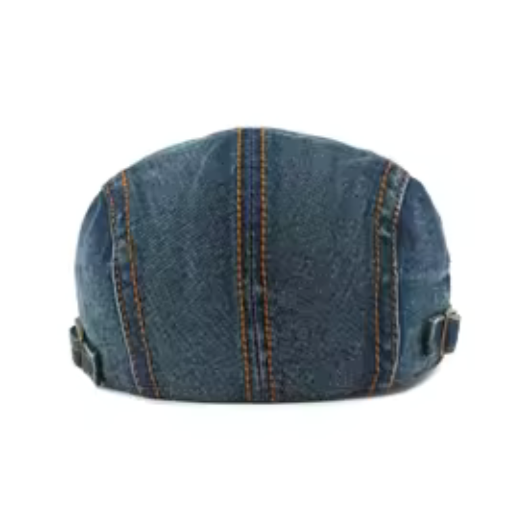 Camden Denim Flat Cap