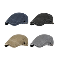 Bedford Washed Flat Cap