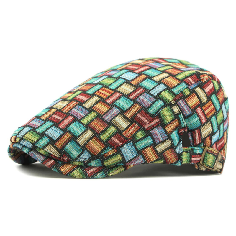 Ellington Woven Flat Cap