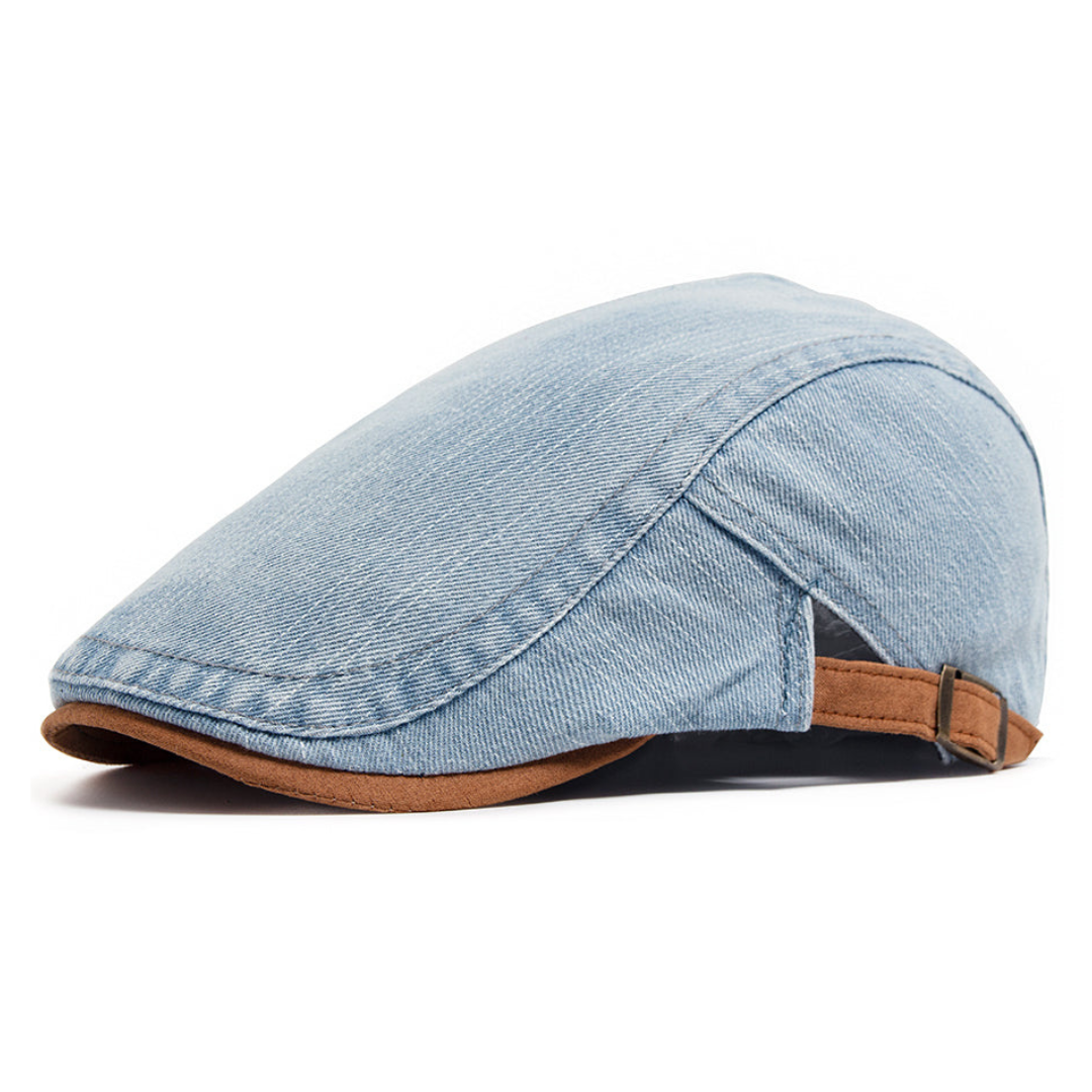 Fordham Denim Flat Cap