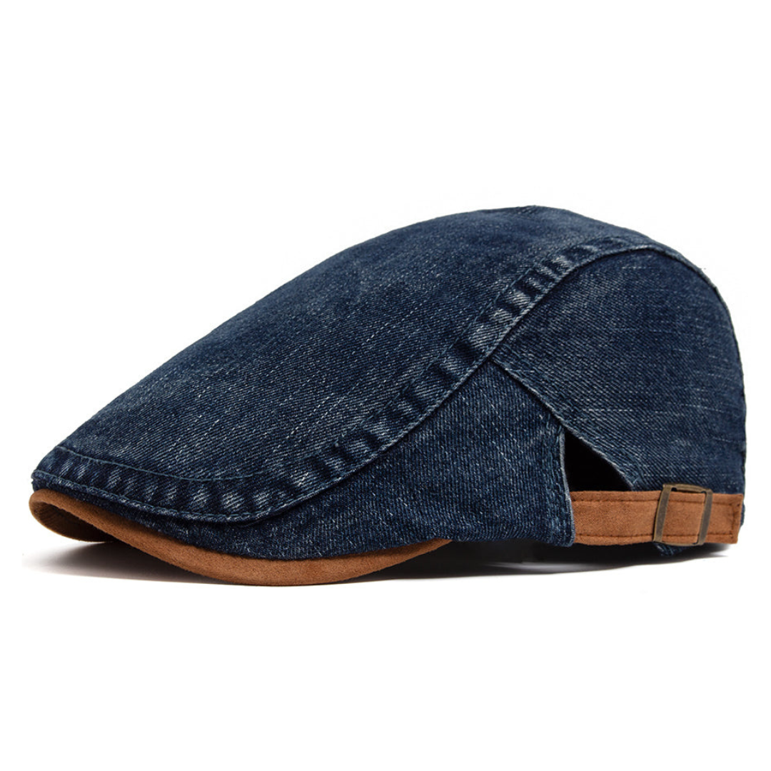 Fordham Denim Flat Cap