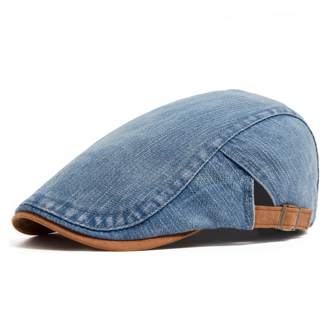 Fordham Denim Flat Cap