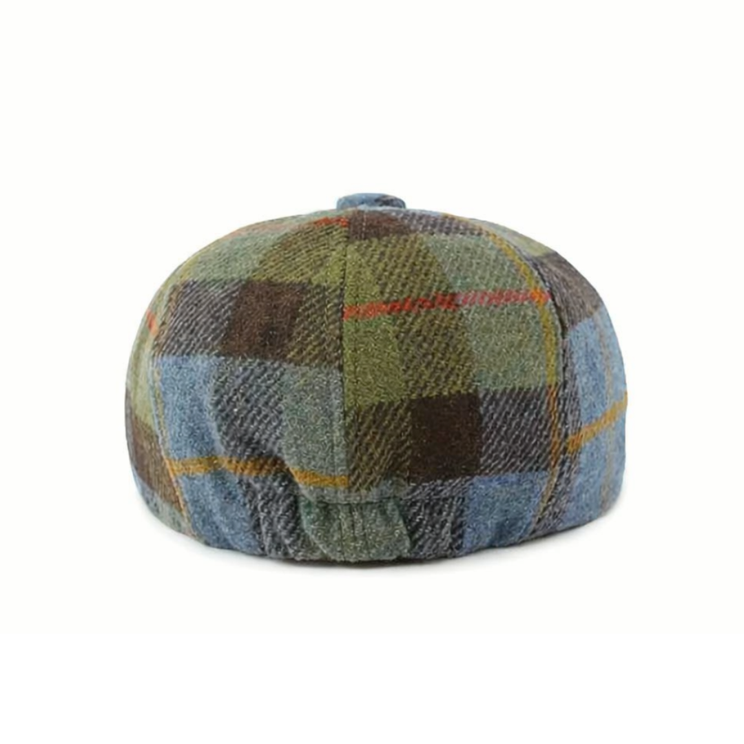 Fulton Plaid Newsboy Cap