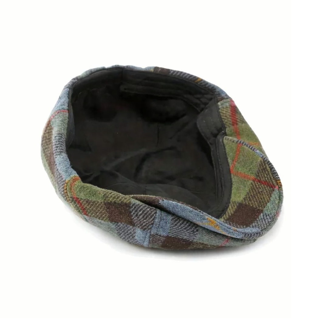 Fulton Plaid Newsboy Cap